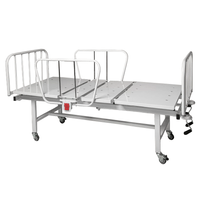 Cama Hospitalar Fowler Manual c/ 02 Manivelas, Grade e Rodízios - DSK-010 SLX - Destak