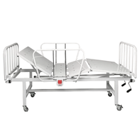 Cama Hospitalar Fowler Manual c/ 02 Manivelas, Grade e Rodízios - DSK-010 SLX - Destak