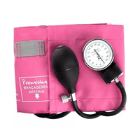 Aparelho de Pressão Adulto Rosa - Premium