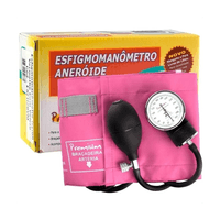Aparelho de Pressão Adulto Rosa - Premium