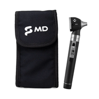 Otoscópio 2,5V Preto LED com Estojo Simples Omni  - MD