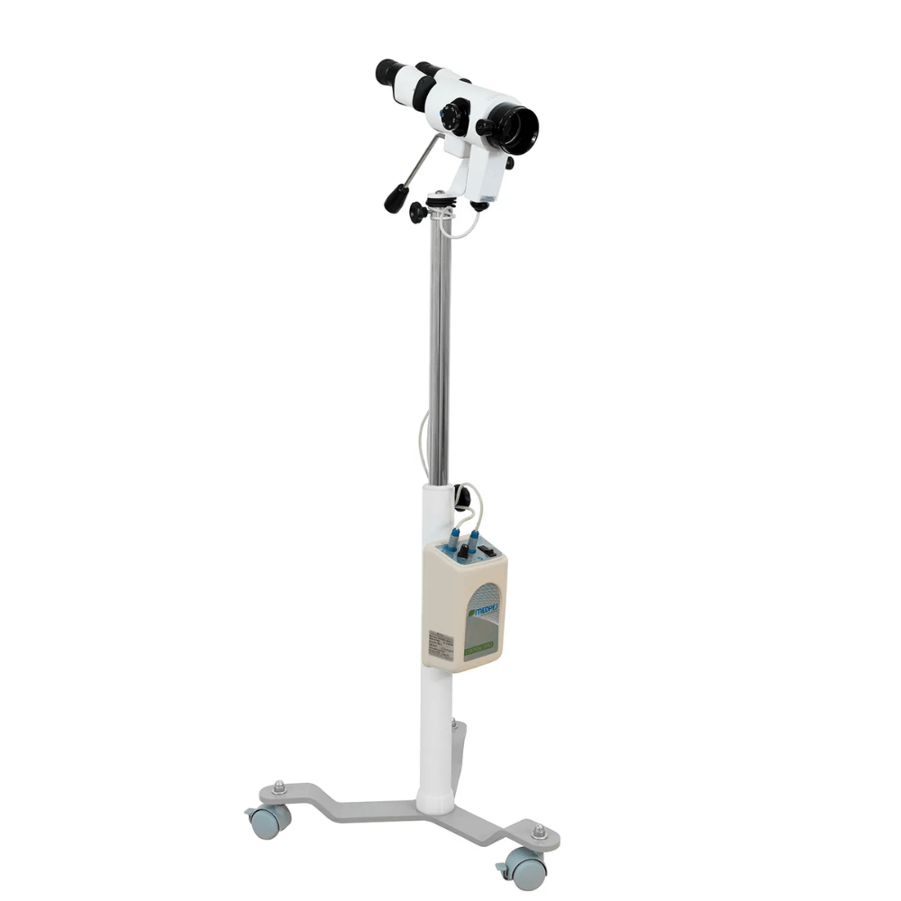 COLPOSCOPIO C/ PEDESTAL AUMENTO FIXO C/ CAMERA PE-7000 FRDC MEDPEJ