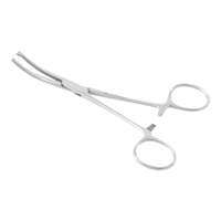 Pinça Kocher 1X2 Dentes Curva 14cm - ABC