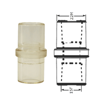 Conector Reto 22m X 22f X 26m C/ Saida T De Ayres – Protec