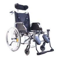 Cadeira De Rodas Alumínio 130KG Tetra Reclinável T48 D700 - Dellamed