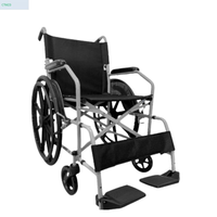 Cadeira De Rodas Aço 120KG D100 POP - Dellamed  P DELLAMED