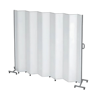 Biombo Sanfonado 2 Bases (Móvel) Branco 07 Lâm. 1,80 x 2,00 m Light Plus- TWB