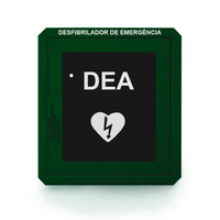 Cabine Gabinete Para Desfibrilador DEA Verde Tamanho Universal - Medimp