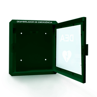 Cabine Gabinete Para Desfibrilador DEA Verde Tamanho Universal - Medimp