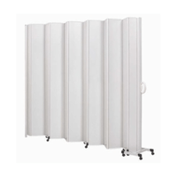 Biombo Sanfonado 1 Base (Fixo) Branco 08 Lâm. 2,20 x 1,65 m - BCF