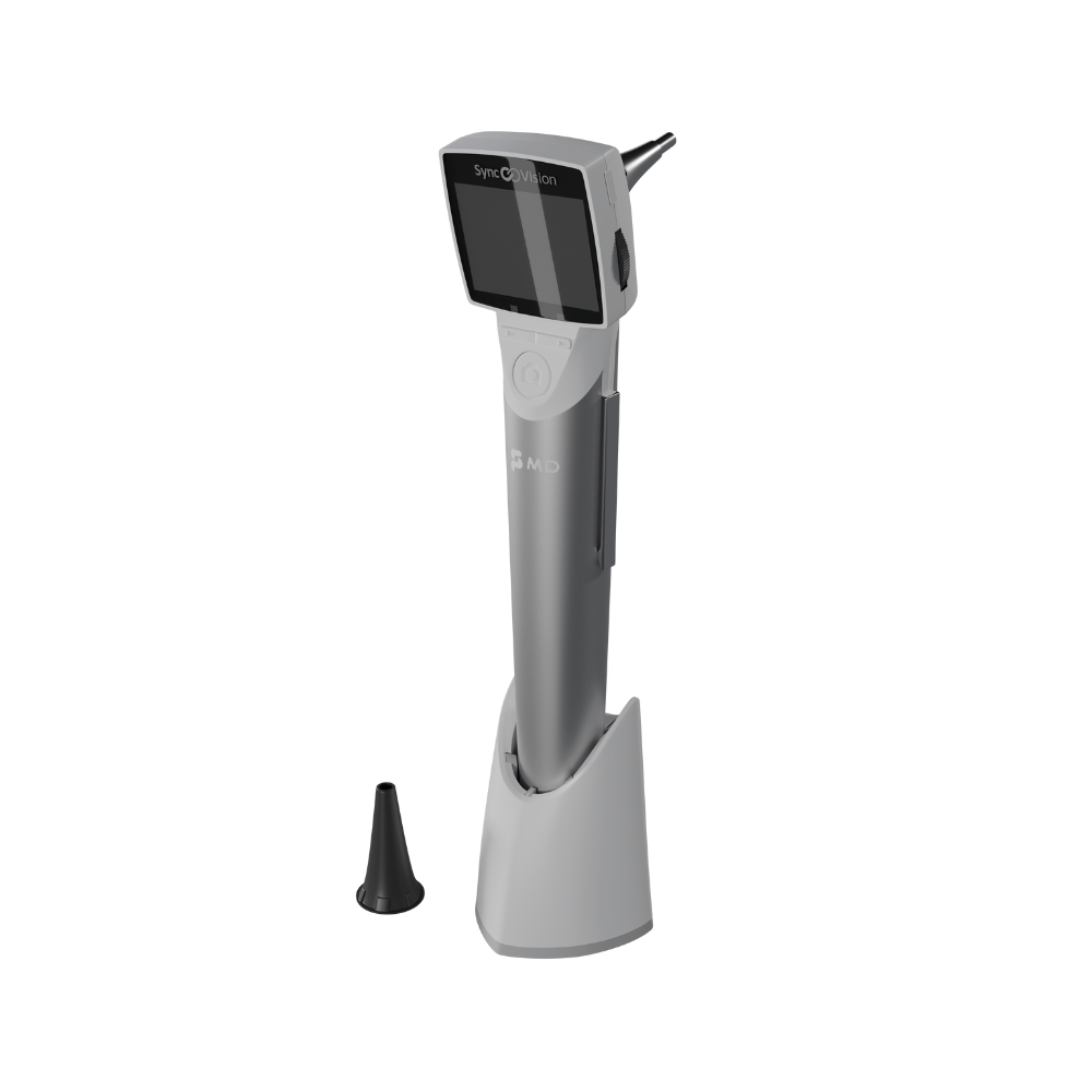Otoscópio Digital Branco Syncvision Md