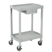 Carro para Transporte de ECG com 1 Gaveta 1 Prateleira - MD