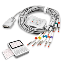 Cabo Paciente Pino Banana 10 Vias Compatível ECG Q-70 - Bionet