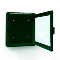Cabine Gabinete Para Desfibrilador DEA Verde Tamanho Universal - Medimp