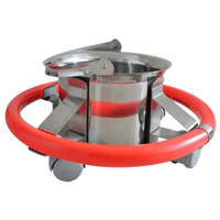 Suporte de Balde a Chute Inox c/ Balde de 05 Litros MVM-5025 - MVM