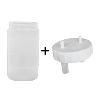 Frasco p/ Aspiração Autoclavável 121° 1,5 L c/ Tampa Nylon - Protec