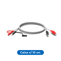 Cabo Adaptador Tipo Jacaré p/ Marca-Passo Unipolar (cx c/ 10) - Biosensor Fiab
